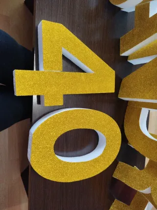 Pack 40 Cumpleaños Dorado