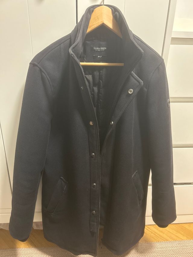 Chaquetón 3/4 Toofashion Slim Negro Talla M