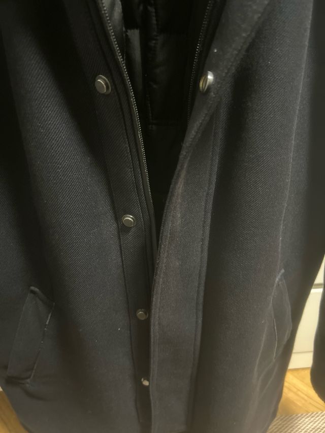 Chaquetón 3/4 Toofashion Slim Negro Talla M