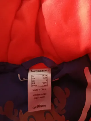 Mono nieve Wed'ze Decathlon 98/104