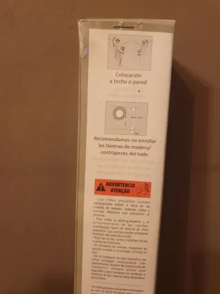 Estor gris nuevo precintado 90/94x250cm