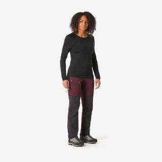 Pantalon de montaña y trekking perlante Mujer Forclaz MT900