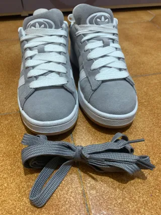 Scarpe Adidas Campus Grigie Bianche ORIGINALI
