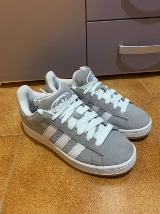 Scarpe Adidas Campus Grigie Bianche ORIGINALI