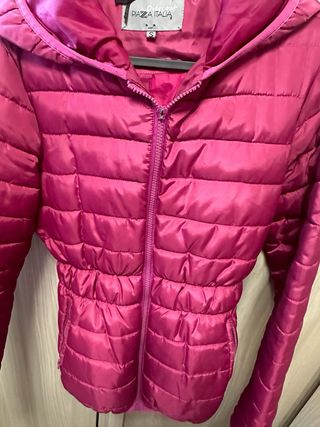 Giubbotto donna Pazza Italia rosa taglia S