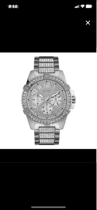 Reloj Guess Plateado con Cristales