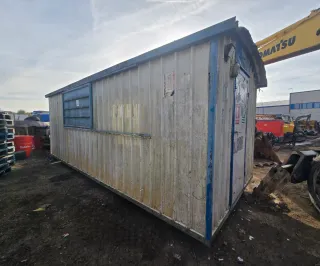 Caseta de obra prefabricada de chapa 6x 2.4 m