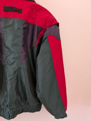 Chaqueta Vintage Verde y Roja