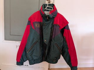 Chaqueta Vintage Verde y Roja