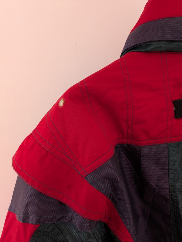 Chaqueta Vintage Verde y Roja