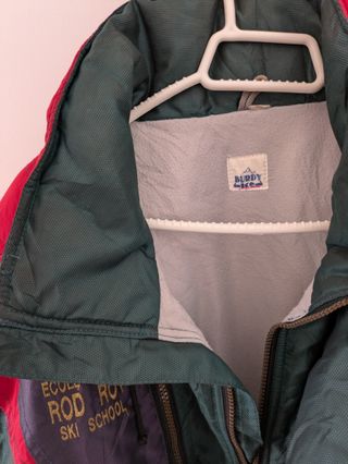 Chaqueta Vintage Verde y Roja