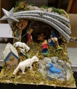 Presepe natalizio artigianale