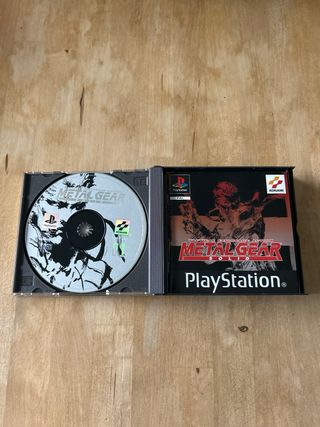 Metal Gear Solid PS1 PAL España.