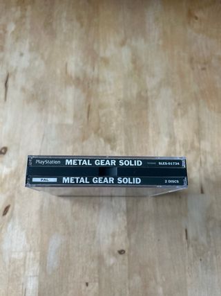 Metal Gear Solid PS1 PAL España.