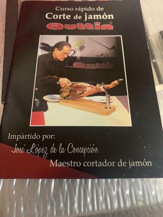 DVD Curso Rápido Corte de Jamón Quttin