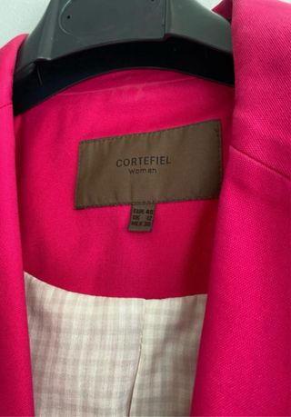 Blazer Cortefiel Fucsia