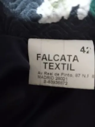 Vestido estampado floral talla 42