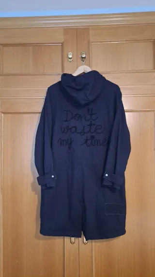 Abrigo Zara azul marino