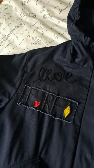 Abrigo Zara azul marino