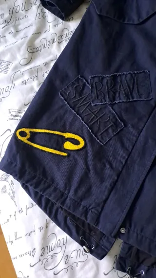 Abrigo Zara azul marino