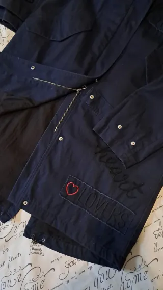 Abrigo Zara azul marino