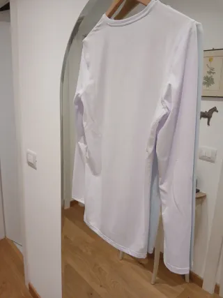 Maglia sportiva Macron bianca taglia XL