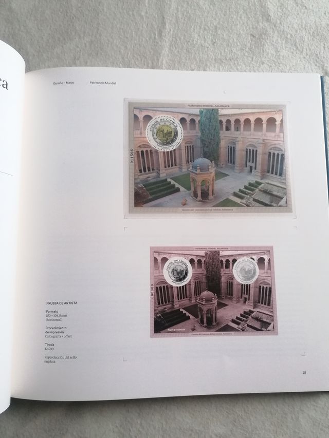 Libro oficial de sellos VALORES EN EL TIEMPO 2025