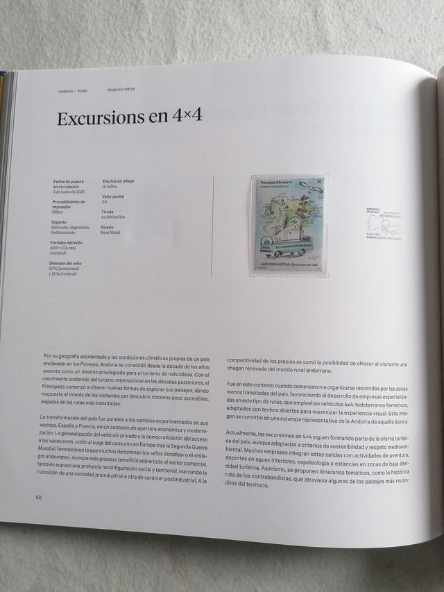 Libro oficial de sellos VALORES EN EL TIEMPO 2025