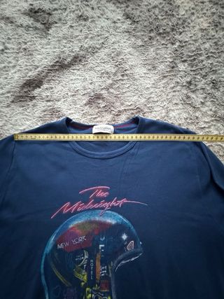 Camiseta manga larga azul The Midnight