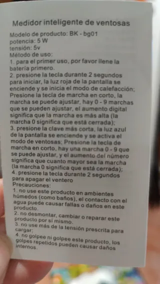 Masajeador eléctrico de ventosa