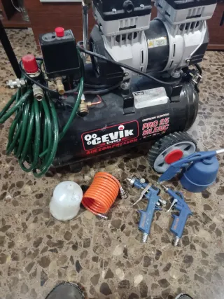 Compresor de pintura Dexter y Cevik