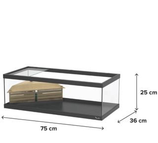 Terrario Tortuguera Tortum 75x36x25 cm