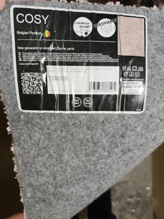 Alfombra rosa empolvado 60x115cm