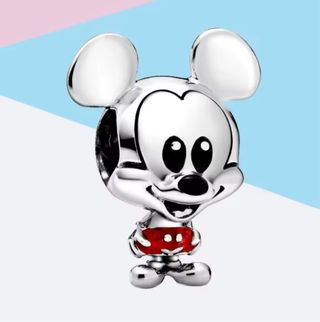 NUEVO Charm Mickey Mouse para Pandora plata 925