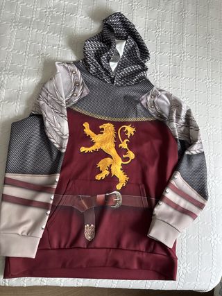 Sudadera Disfraz Caballero Talla L, color burdeos