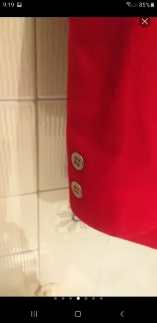 Americana Zara Lana Roja