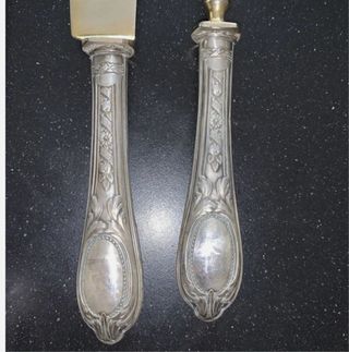 Elegante Set Trinchante Plata 800