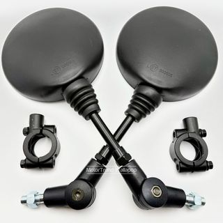 Espejos retrovisores moto plegables 10mm + Adaptad