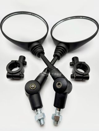 Espejos retrovisores moto plegables 10mm + Adaptad