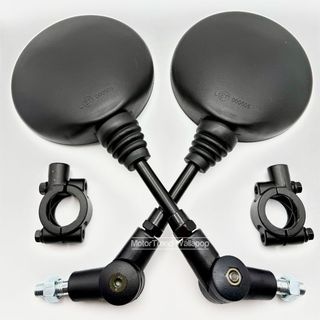 Espejos retrovisores moto plegables 10mm + Adaptad
