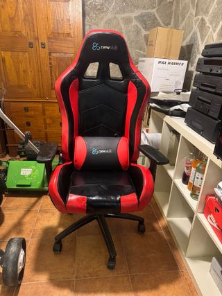 Silla Gamer New Skill Roja y Negra