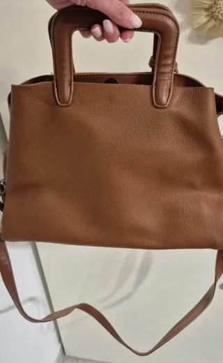 Borsa vera pelle marrone