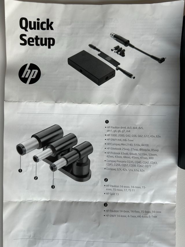 Caricabatterie HP con custodia