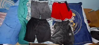 Lote pantalones cortos y bañador hombre