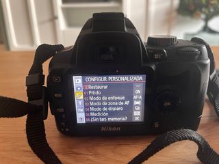 Cámara Réflex Nikon D60 Negra