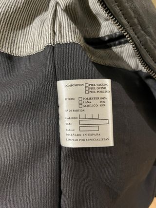 Chaqueta piel Orpell (Antonio Gázquez)