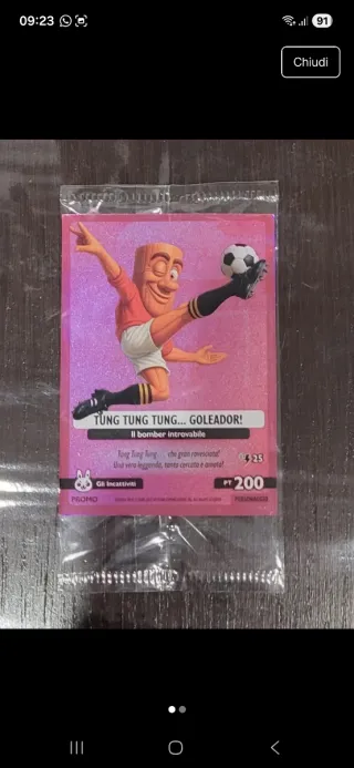 Carta promo Brainrot Skifidol Goleador