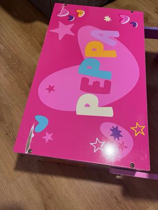 Pupitre infantil Peppa Pig madera