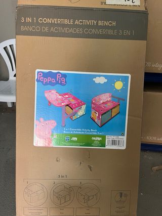 Pupitre infantil Peppa Pig madera