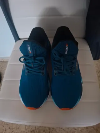 Botines Brooks Azules y Naranjas